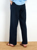 Sinsay Women's Navy Wide-Leg Pants | Sinsay In Lebanon