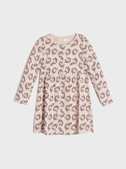 Sinsay Girl's Light Pink Babydoll Dress | Sinsay In Lebanon