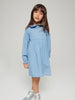 Sinsay Baby Girl's Blue Denim Dress With Collar | Sinsay In Lebanon