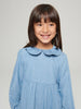 Sinsay Baby Girl's Blue Denim Dress With Collar | Sinsay In Lebanon