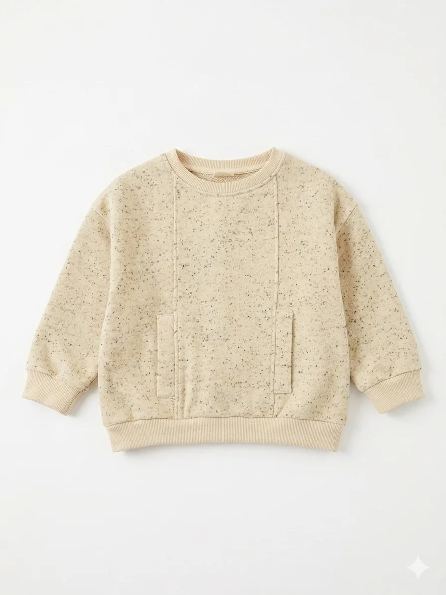 Zara Girl's Beige Sweatshirt| Zara In Lebanon