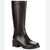 Wild Pair Women's Dark Brown Warblerr Square Toe Tall Boots