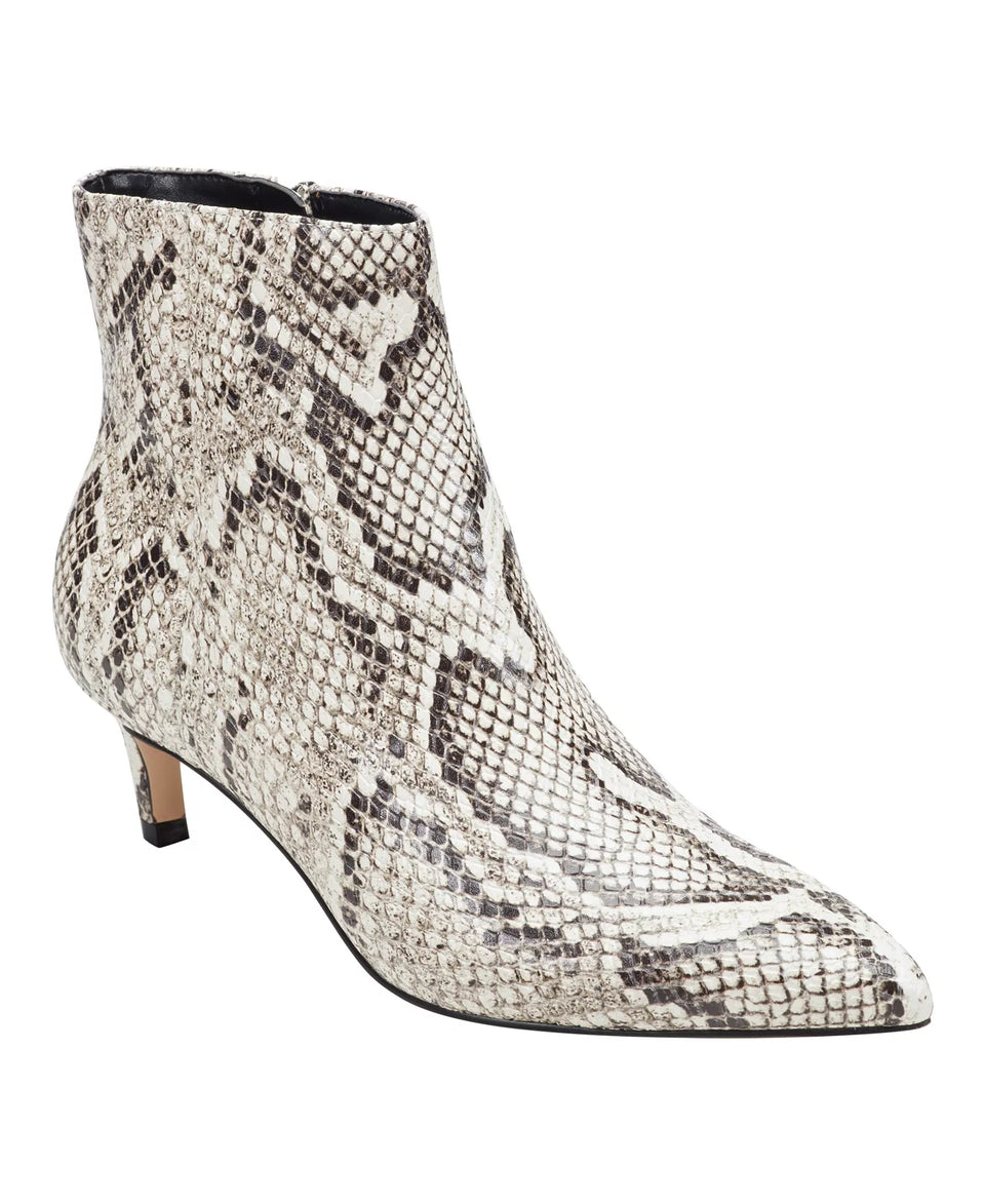 Marc Fisher LTD Women's Multicolor Snake Print Itzia Pointed Toe Dress Booties
