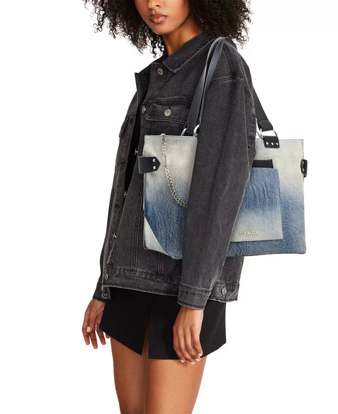 Steve Madden Women's Blue Balisia Tote Bag | Steve Madden In Lebanon