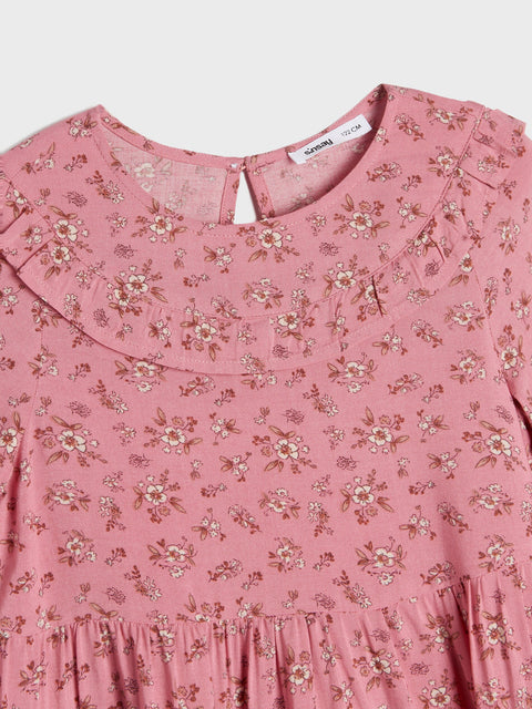 Sinsay Girl's Pink Floral Dress | Sinsay In Lebanon