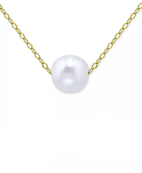 Giani Bernini Women's Gold-Tone Freshwater Pearl Solitaire Pendant Necklace |Giani Bernini In Lebanon