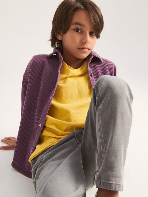 Reserved Boy's Grey Slim Jeans With A Washed Effect | Reserved In Lebanon