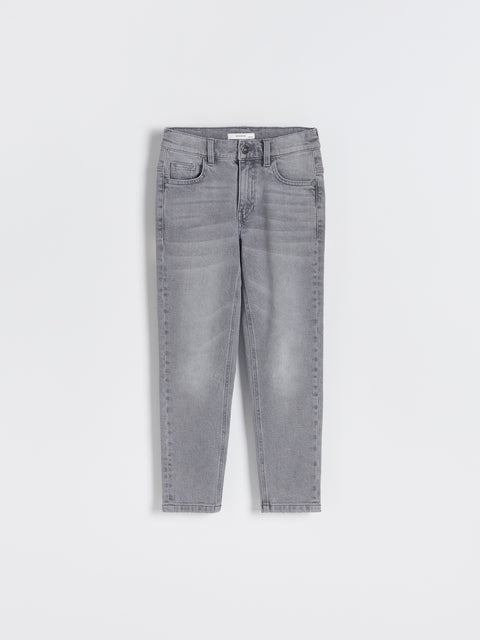 Reserved Boy's Grey Slim Jeans With A Washed Effect | Reserved In Lebanon