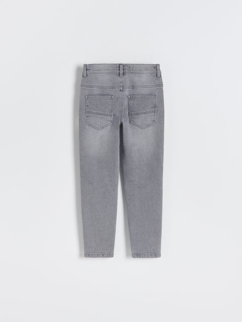 Reserved Boy's Grey Slim Jeans With A Washed Effect | Reserved In Lebanon