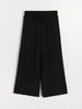 Sinsay Women's Black Wide Leg Trousers With Ties | Sinsay In Lebanon