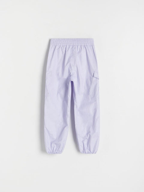 Reserved Girl's Light Lilac Cargo Jogger | Reserved In Lebanon