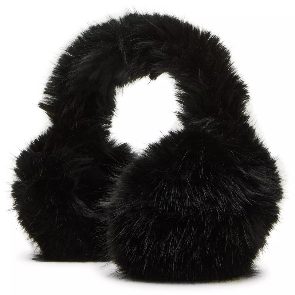 Steve Madden Women's Black All-Over Earmuffs