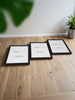 Sinsay Black Photo Frames 3 Pack 24 cm x 30 cm x 1.6 cm | Sinsay In Lebanon