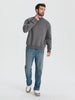 Sinsay Men's Grey  Mock Neck Sweatshirt | Sinsay in Lebanon