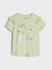 Sinsay Girl's Green T-Shirt With Print | Sinsay In Lebanon