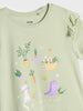 Sinsay Girl's Green T-Shirt With Print | Sinsay In Lebanon