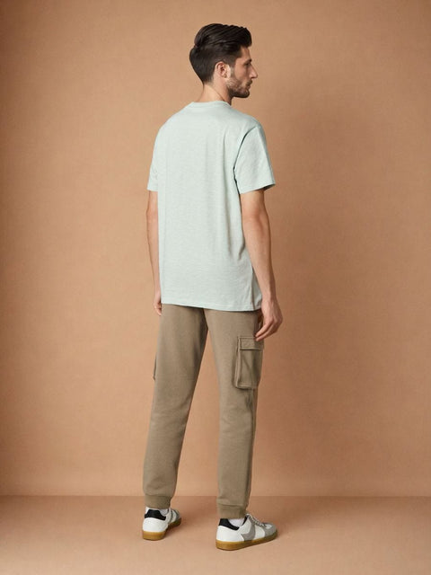 Sinsay Men's Sage Green Chest Pocket Short Sleeve T-Shirt | Sinsay In Lebanon