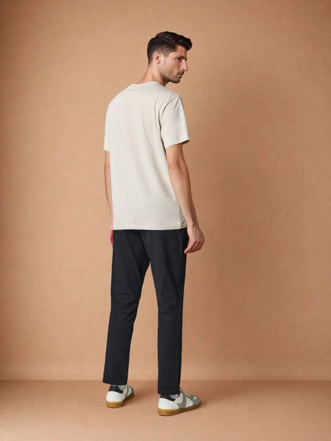 Sinsay Men's Light Beige Chest Pocket Basic T-Shirt | Sinsay In Lebanon