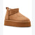 Madden Girl Women's Brown Brave Cozy Mini Platform Boots