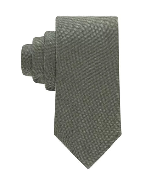 Calvin Klein Men's Olive Green Silky Solid Tie | Calvin Klein In Lebanon