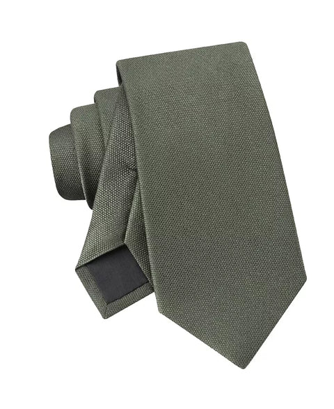 Calvin Klein Men's Olive Green Silky Solid Tie | Calvin Klein In Lebanon
