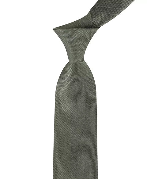 Calvin Klein Men's Olive Green Silky Solid Tie | Calvin Klein In Lebanon