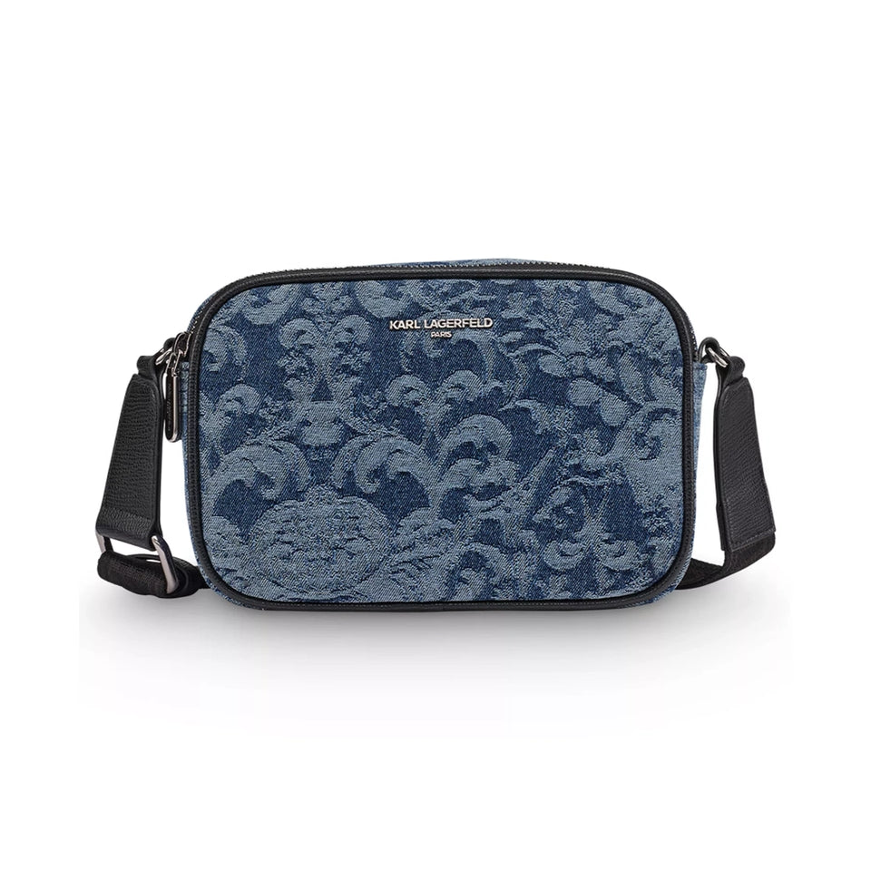 Karl Lagerfeld Paris Women's Navy Maybelle Crossbody Bag