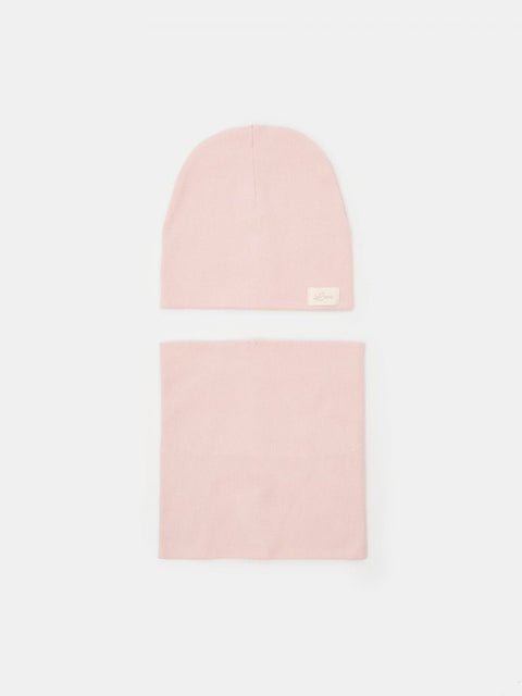 Sinsay Girl's Pink Beanie Set ANFK724