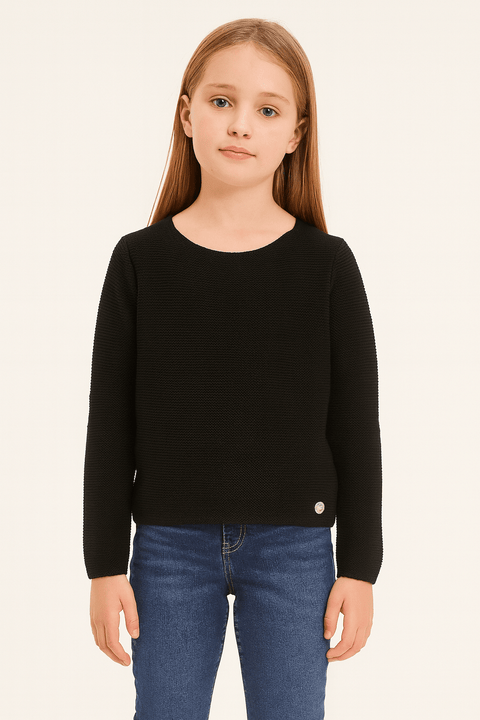 S.Oliver Girl's Black Long-Sleeve Sweatshirt |S.Oliver in Lebanon