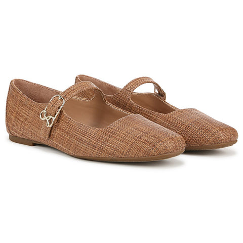 Sam & Libby Women's Tan Fredi Mary Jane Flats | Sam & Libby In Lebanon