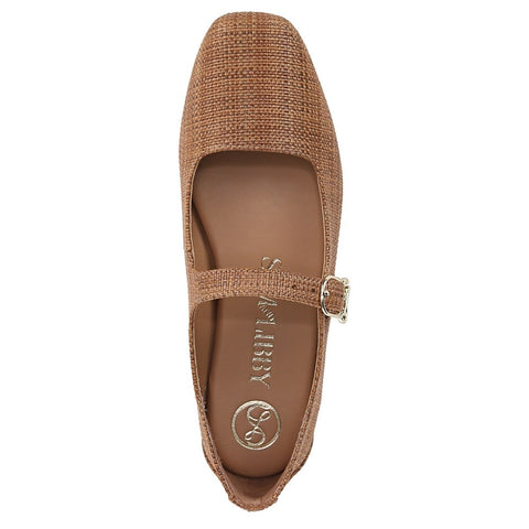 Sam & Libby Women's Tan Fredi Mary Jane Flats | Sam & Libby In Lebanon