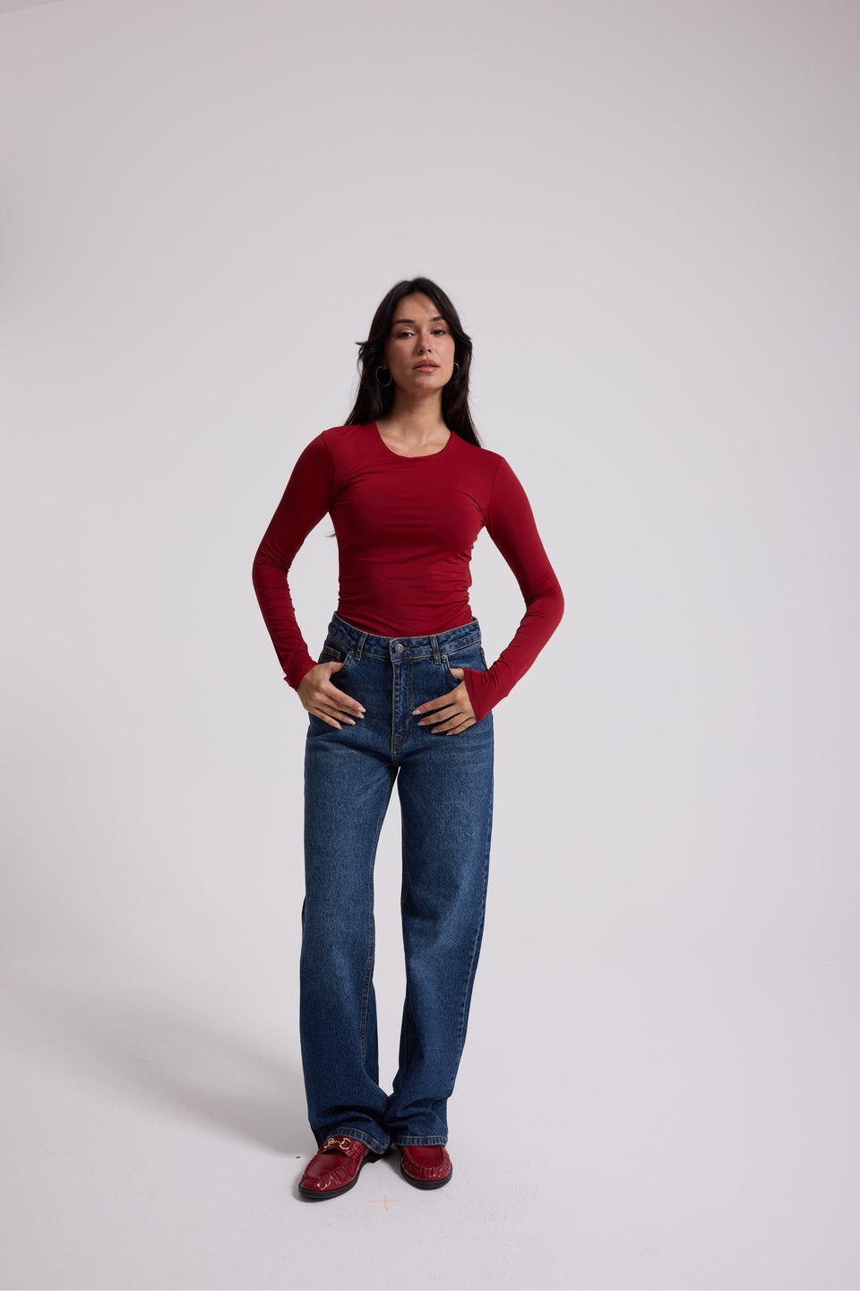 It's Basic Women Dark Blue Straight Fit Jeans 3421