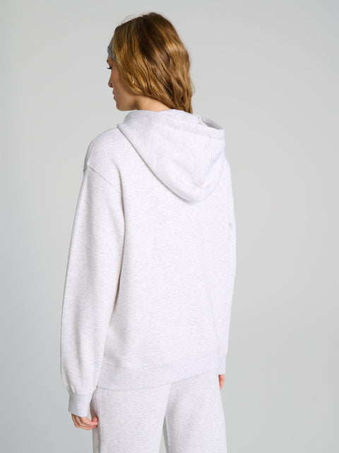 Sinsay Women's Light Gray Embroidery Printed Hoodie |Sinsay In Lebanon
