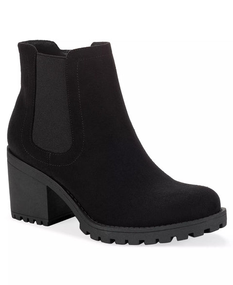 Sun + Stone Women's Black Morghann Lug Sole Boot | Sun + Stone In Lebanon
