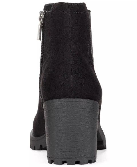 Sun + Stone Women's Black Morghann Lug Sole Boot | Sun + Stone In Lebanon
