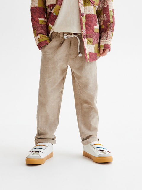 Reserved Boy's Beige Chino Trousers | Reserved In Lebanon