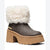 Michael Kors Women's Brown/Beige  Delilah Block Heeled Boots