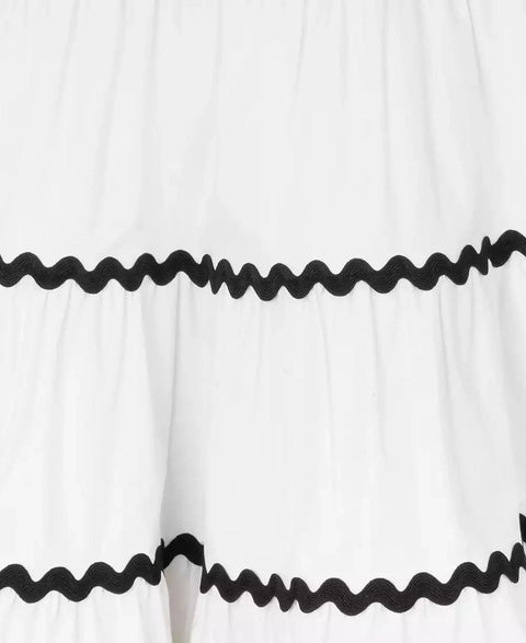 Rare Editions Baby Girl's White Ric-Rac A-Line Dress | Rare Editions In Lebanon