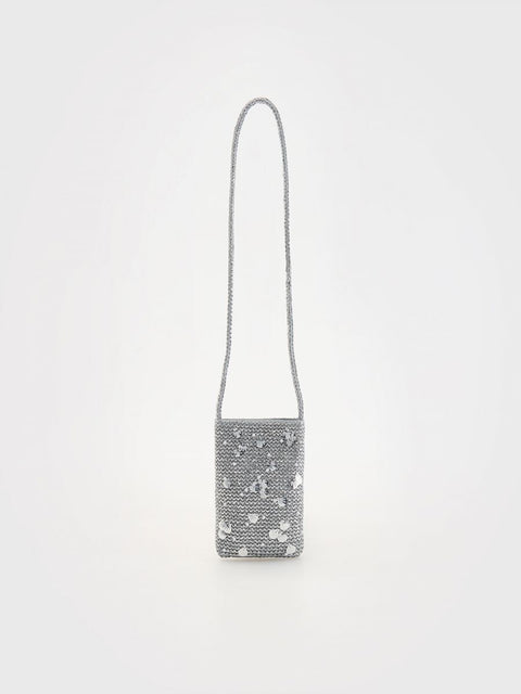 Reserved Girl's Silver Shell Shaped Details Bag |Reserved In Lebanon