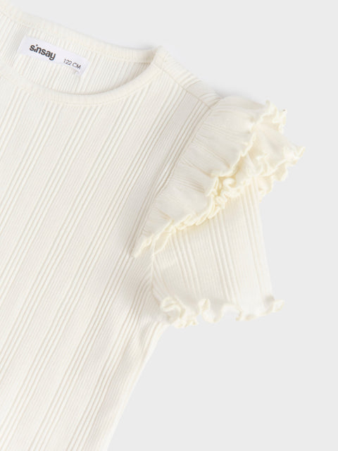 Sinsay Baby Girl's White  T-Shirt | Sinsay in Lebanon