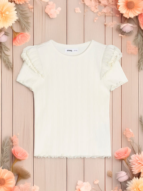 Sinsay Baby Girl's White  T-Shirt | Sinsay in Lebanon
