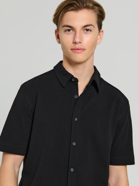 Sinsay Men's Black Regular Fit Shirt | Sinsay In Lebanon