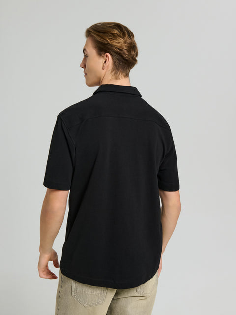 Sinsay Men's Black Regular Fit Shirt | Sinsay In Lebanon