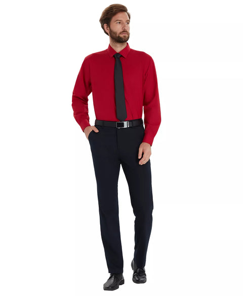 Alfani Men's Red Solid Slim-Fit Dress Shirt | Alfan In Lebanon