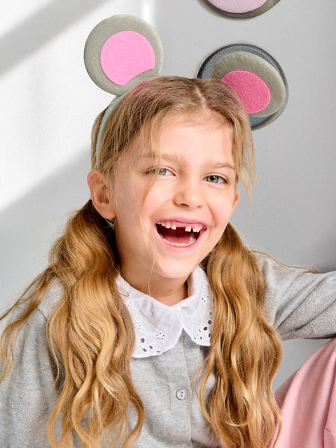 Sinsay Kids Light Grey & Pink Mouse Costume Accessories Set Of 2pcs | Sinsay In Lebanon