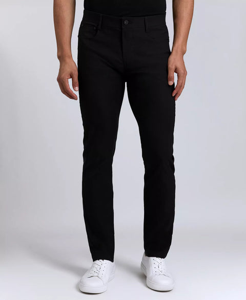 Kenneth Cole Men's Black Slim-Tapered Fit Stretch Tech Pants | Kenneth Cole In Lebanon