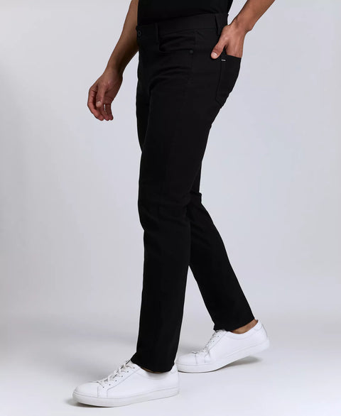 Kenneth Cole Men's Black Slim-Tapered Fit Stretch Tech Pants | Kenneth Cole In Lebanon