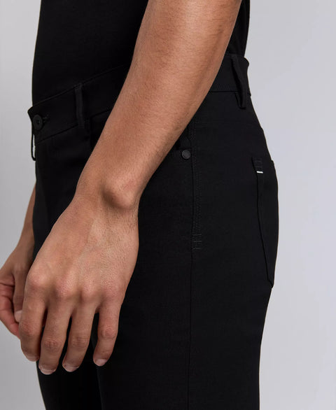 Kenneth Cole Men's Black Slim-Tapered Fit Stretch Tech Pants | Kenneth Cole In Lebanon