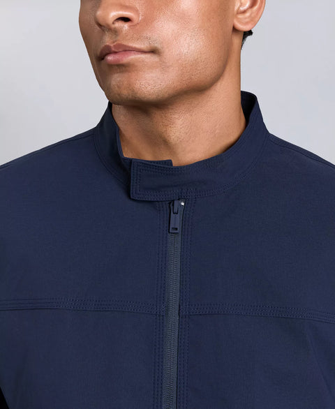 Kennth Cole Men's Navy Flex Water-Resistant Full-Zip Utility Jacket | Kennth Cole In Lebanon