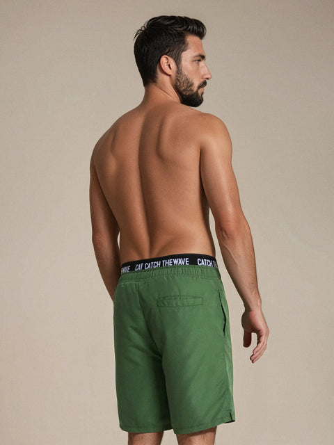 Sinsay Men's Green Swimming Short With Mesh Inside | Sinsay In Lebanon